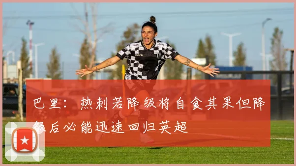 巴里：热刺若降级将自食其果但降级后必能迅速回归英超